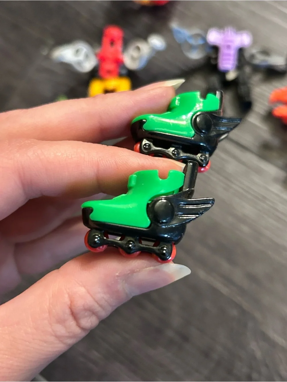 Kinder Joy Egg Suprise Toy Collection with Dragon and Skates
